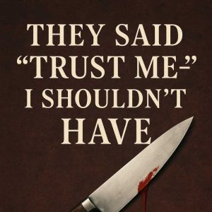 They said trust me, i shouldn't have